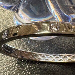 Beautiful STAMPED 925 Sterling Silver Bangle Bracelet